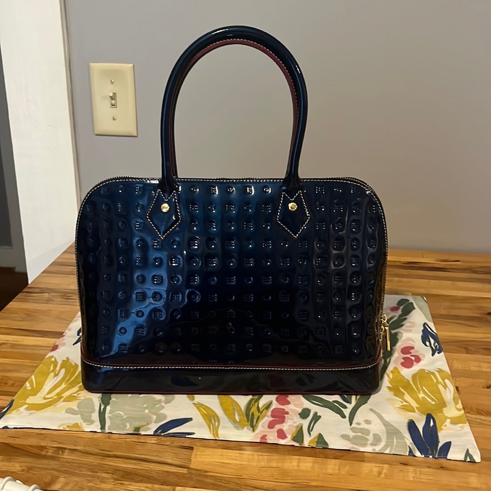 Arcadia Patent Leather Medium Handbag